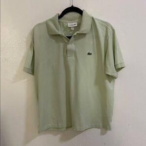 Lacoste Men's Light Green Polo Shirt